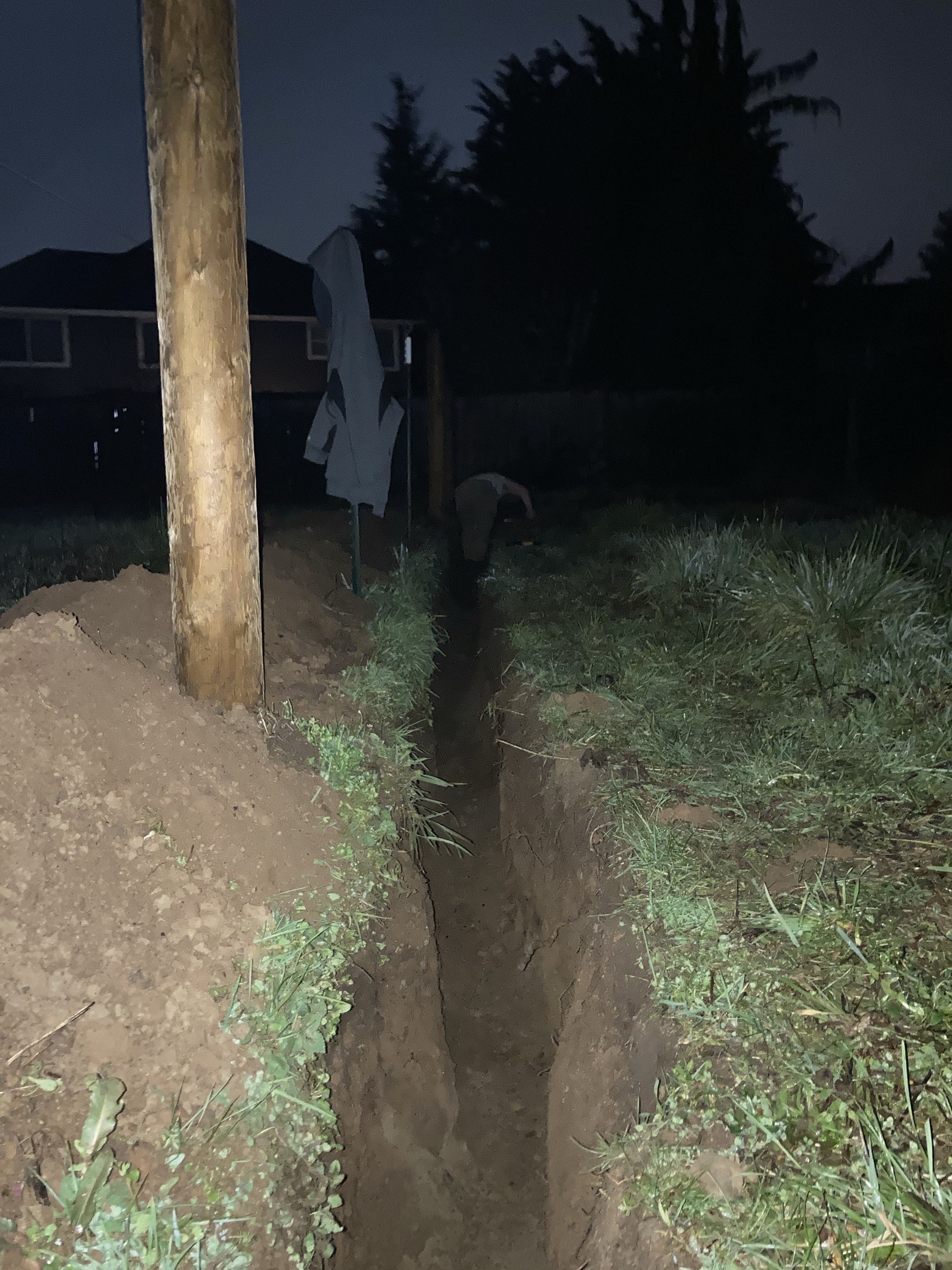 Undertaker Digging Phase 1 complete: The Digging is Dug – Little Farm in the Big City