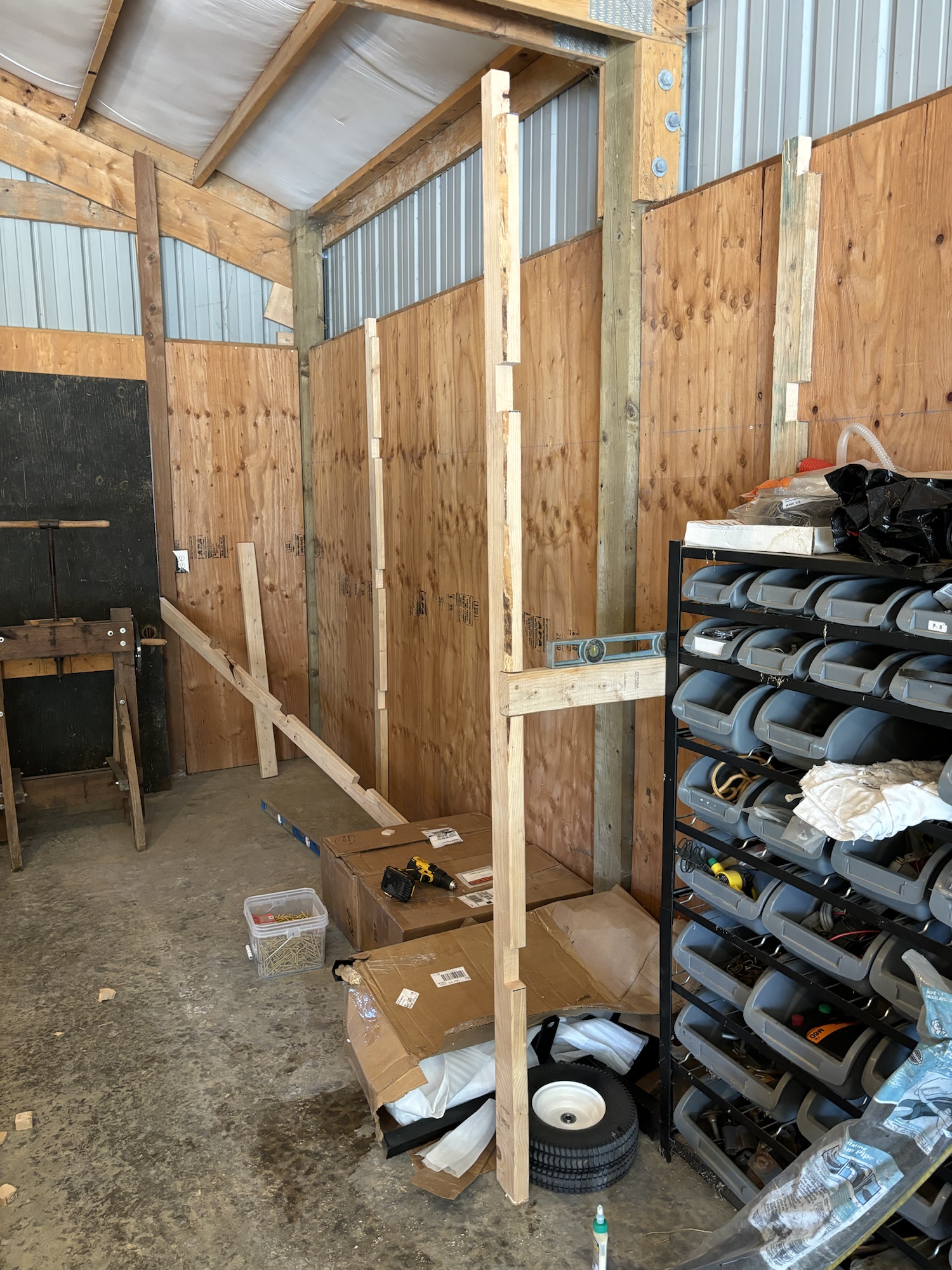 Building a Lumber Rack – Little Farm in the Big City